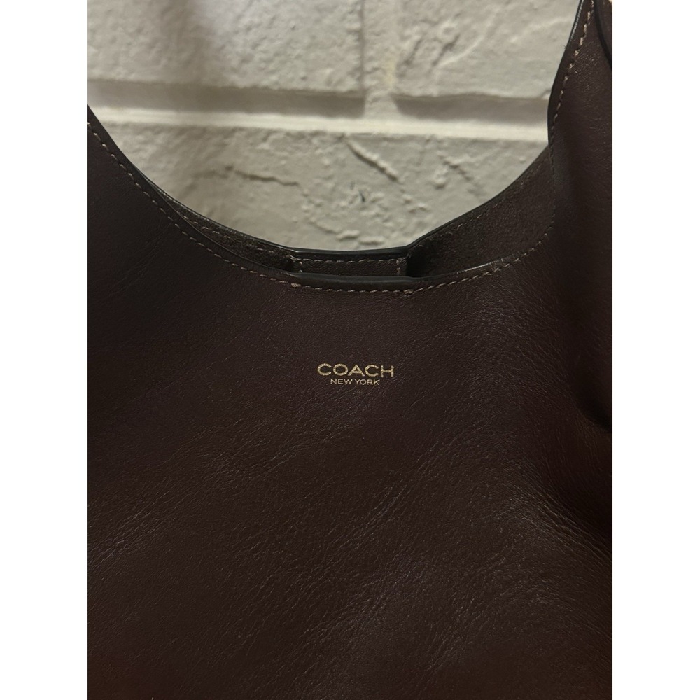 Coach Brooklyn 28 Maple 100% Cowhide Leather Purse With Dust bag - Picture 3 of 11